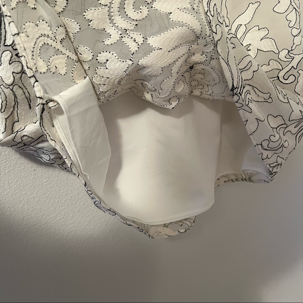 Dolce Vita Silk White Floral Flower Dress XS - Picture 7 of 10